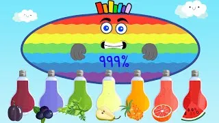 Thumbnail: Battery Overcharging 0 to 999% With Drinking Rainbow Fruit Juice | Battery Animation