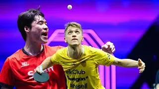Thumbnail: Jang Woojin vs Anton Kallberg ITTF Mixed Team World Cup 2025