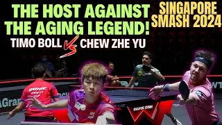 Thumbnail: TIMO BOLL vs CHEW ZHE YU Clarence in Singapore Smash 2024