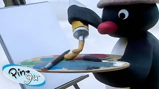 Thumbnail: Painting Pingu! 🐧 | Pingu - Official Channel | Cartoons For Kids