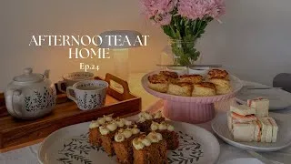 Thumbnail: Cozy Diaries ☕🍰 Homemade Afternoon Tea | Carrot Cake, Scones & Smoked Salmon Sandwiches |Winter Vlog