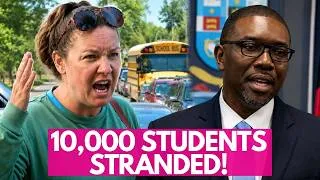 Thumbnail: DISASTER! 10,000 Students LEFT WITHOUT BUSES as School District Admits FAILURE!