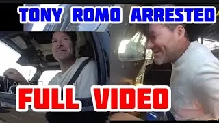 Thumbnail: The full unredacted arrest video of Tony Romo