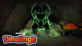 Thumbnail: Run! Scary Dino Monster! | Monster in the Dark | Dinolings Official