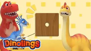 Thumbnail: ✏️ Toddler Learning with Dinolings | Learn Shapes and the Alphabet | Dinolings Official