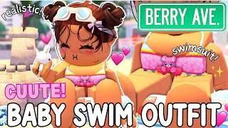 Thumbnail: Cutest Baby Girl SWIMSUIT BEACH DAY OUTFITS & TUTORIAL For Berry Avenue!