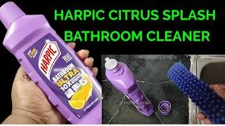 Thumbnail: 💥Harpic Bathroom Ultra 10x Tough Stain Remover | Harpic Citrus Splash Bathroom Cleaner 