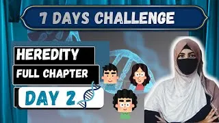 Thumbnail: Heredity Class 10 Science | Day 2 | 7 Days Challenge | Full Chapter Explanation🔥