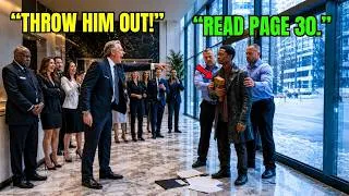 Thumbnail: A CEO Threw a Homeless Black Boy Out — Then the Boy Read the ONE Clause That Sank His $400M Deal