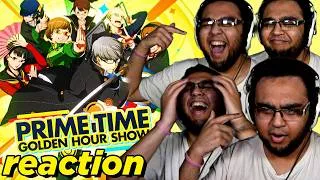 Thumbnail: Persona Superfan REACTS to Persona 4 Revival Battle Theme "Prime Time Golden Hour Show"