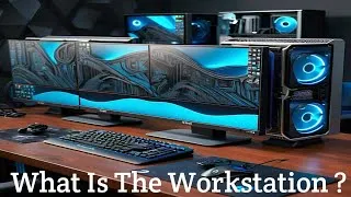 Thumbnail: What is the workstation in computer|workstation kya hai|workstation kaise kaam karte hai|server.