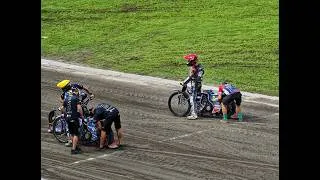 Thumbnail: Dominik Kubera crash in FIM SGP Łódź 1.08.2026
