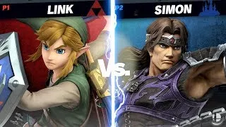 Thumbnail: Super Smash Bros. Ultimate: Online 1v1 - Link VS Simon