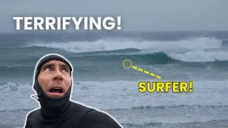 Thumbnail: Facing my fear of surfing big waves in a harsh winter Storm in Portugal