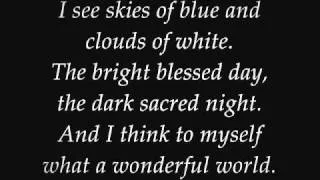 Thumbnail: Louis Armstrong - What A Wonderful World (Lyrics)