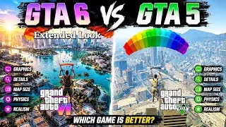 Thumbnail: GTA 6 External Look vs GTA 5 😱 | MASSIVE Graphics Difference!