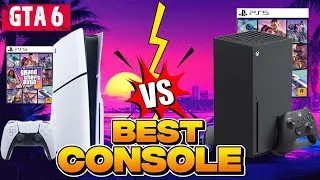 Thumbnail: GTA 6 BEST CONSOLE 😱 | PS5 or Xbox Series X – Which One Wins?