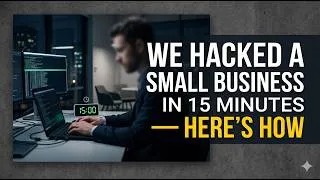 Thumbnail: We Hacked a Small Business in 15 Minutes — Here's How