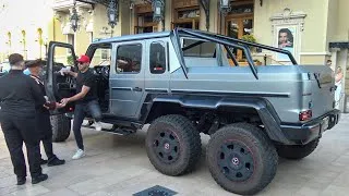 Thumbnail: American Billionaire arriving in his MONSTER TRUCK at Casino de Monaco!!