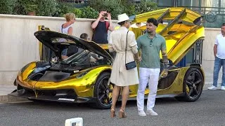 Thumbnail: Billionaire Love at First Sight while arriving in his GOLD KOENIGSEGG JESKO at Hotel de Paris Monaco