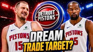 Thumbnail: Nikola Jokic or Kevin Durant? Our Detroit Pistons Trade Deadline Targets