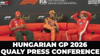 Thumbnail: F1 Drivers Post Qualifying Press Conference | Hungarian Grand Prix 2026