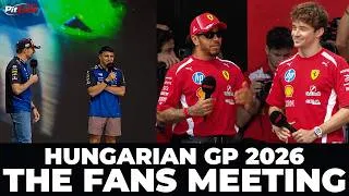 Thumbnail: Ferrari, Red Bull, Mercedes & More Meet Fans | F1 Fan Forum Hungarian GP