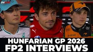 Thumbnail: F1 Drivers FP2 Interviews | Hungarian Grand Prix 2026