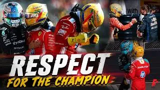 Thumbnail: Max Verstappen & Kimi Antonelli Congratulate Lewis Hamilton on Sprint Pole! 🇬🇧 | Silverstone BTS