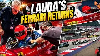 Thumbnail: Niki Lauda’s Son Drives Legendary 1975 Ferrari at Red Bull Ring ❤️ | Austrian GP BTS