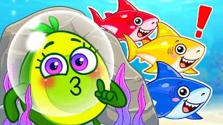 Thumbnail: Learn Colors | Baby Sharks Adventure | Baby Shark Song | Nursery Rhyme & Kids Songs #shark #cartoon
