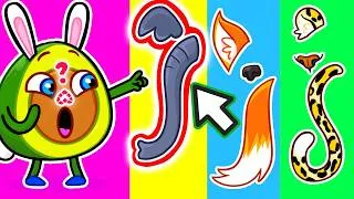 Thumbnail: 😱🐽 Where is My Nose? Song ?👂 Mouth? 👄 Ears? 👃 Lost Story Compilation | Nursery Rhymes