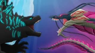 Thumbnail: Godzilla vs Tiamat  |  Godzilla x Kong (Part 3)