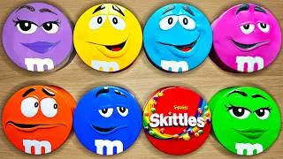 Thumbnail: Satisfying Video | Relaxing Unpacking Tasty M&M'S and Rainbow Skittles Candy From Surprise Tins ASMR