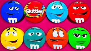 Thumbnail: Satisfying Video | Delightful Unpacking Yummy M&M'S and Radiant Skittles Candy From Funny Tins ASMR
