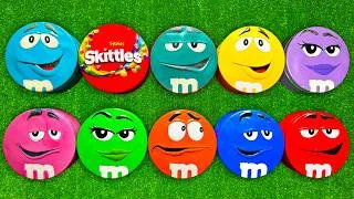 Thumbnail: Satisfying Video | Unpacking Delicious M&M'S and Colorful Skittles Candy From 10 Bright Tins ASMR