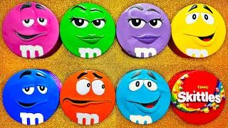 Thumbnail: Satisfying Video | TOP Unpacking Chocolate M&M'S and Vibrant Skittles Candy From Mystery Tins ASMR