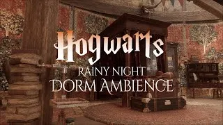 Thumbnail: Rainy Night in Hogwarts Dormitories  | Harry Potter | Hogwarts Legacy | Music and Ambience