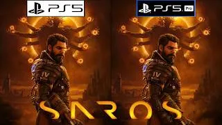 Thumbnail: Saros PS5 vs PS5 Pro - Graphics Comparison - Framerate - 4k