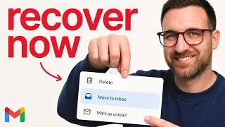 Thumbnail: How to Recover Permanently Deleted Emails in Gmail (Desktop & Mobile)