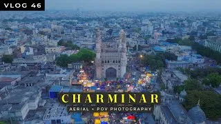 Thumbnail: Sunrise Aerial Views of Charminar + POV Shoot with ASMR