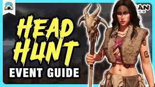 Thumbnail: HEADHUNTING Event Guide 2026 – All 49 Locations & Rewards | Conan Exiles