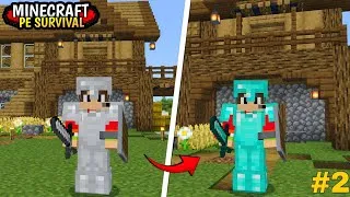 Thumbnail: HOW I made full diamond armour in Minecraft survival series🔥 episode -2 Hindi 