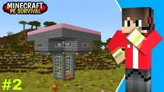 Thumbnail: Minecraft Pe 1.22 ''Ultimate" iron farm 🤯 | Minecraft pe survival series EP-2 (Hindi)