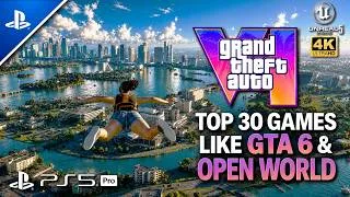 Thumbnail: TOP 30 UPCOMING Games Like GTA 6 | INSANE Open World & Next-Gen Graphics | GAMESCOM 2026