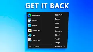 Thumbnail: How to Get a Classic Yet Modern Start Menu on Windows 11