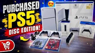 Thumbnail: Bought My First PS5 Disc Edition! 🎮 Complete Unboxing + Setup | #ps5  #travel #sonyplaystation5 