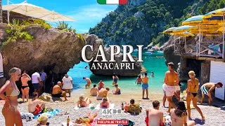 Thumbnail: Capri, Anacapri Italy 4K Walk Amalfi Coast Luxury Island | Marina Piccola Beach