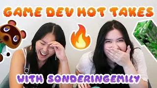 Thumbnail: Spicy Hot Takes: Game Dev Edition ft. SonderingEmily