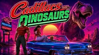 Thumbnail: Cadillacs and Dinosaurs • Full Synthwave Remix Album (16-Bit Arcade Nostalgia)